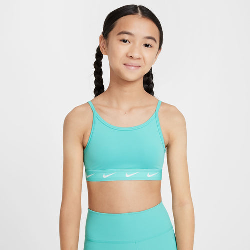 Girls' Nike Yourth Dri-FIT One Sports Bra  - 300 FROS