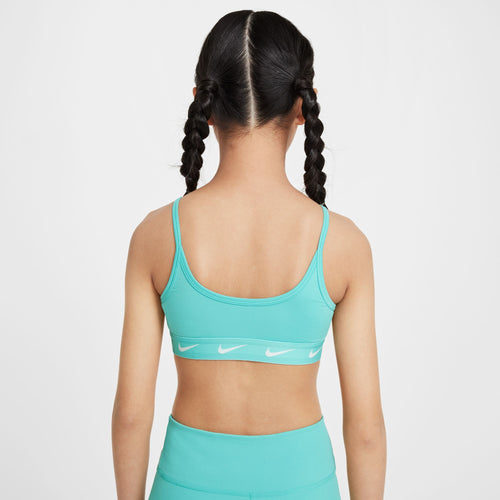 Girls' Nike Yourth Dri-FIT One Sports Bra  - 300 FROS