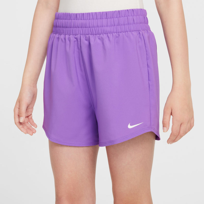 Girls' Nike Yourth Dri-FIT One Woven High-Waisted Short - 521 BLKR