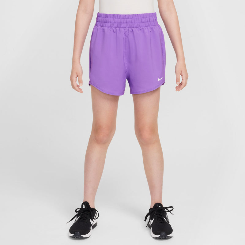 Girls' Nike Yourth Dri-FIT One Woven High-Waisted Short - 521 BLKR