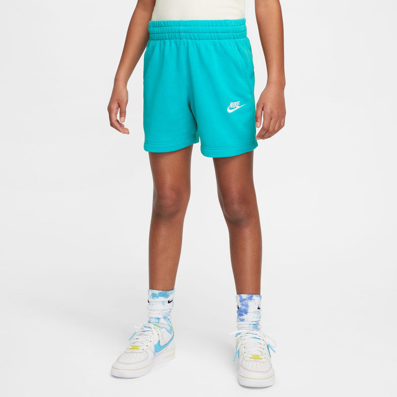 Girls' Nike Youth 5" French Terry Shorts  - 345 - DUSTY CACTUS