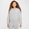 Girls' Nike Youth Boxy Fleece Sweatshirt - 063 - GREY