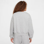 Girls' Nike Youth Boxy Fleece Sweatshirt - 063 - GREY