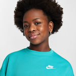 Girls' Nike Youth Boxy Fleece Sweatshirt - 345 - DUSTY CACTUS