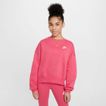 Girls' Nike Youth Boxy Fleece Sweatshirt - 629 ASTR