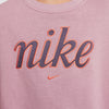 Girls' Nike Youth Boxy Script Sweatshirt - 523 PLUM