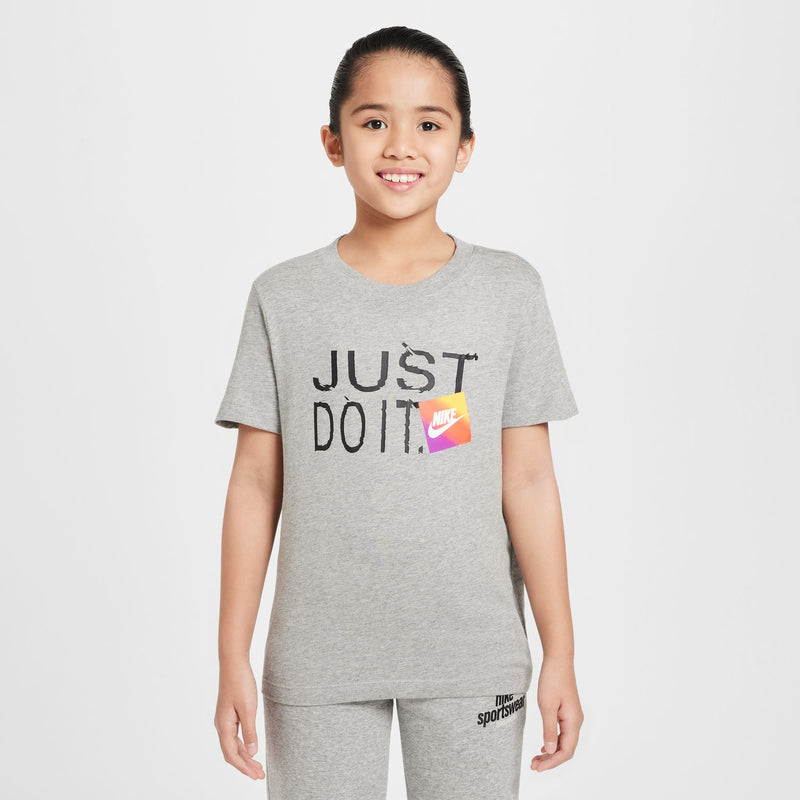 Girls' Nike Youth Brandmark JDI T-Shirt - 063 - GREY