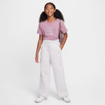 Girls' Nike Youth Club Fleece Wide-Leg Pant - 051 BIRC