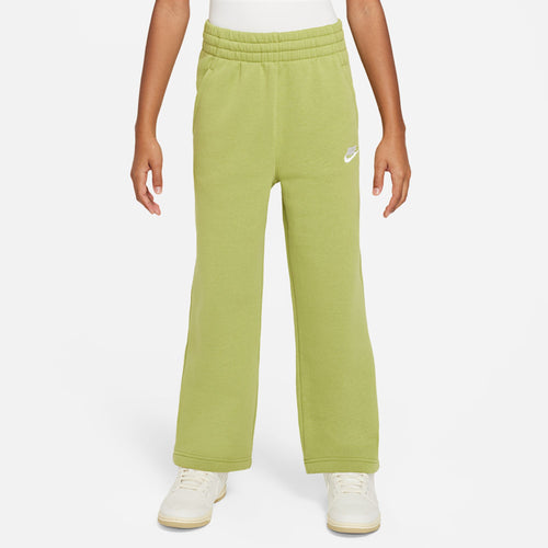 Girls' Nike Youth Club Fleece Wide-Leg Pant - 377 PEAR