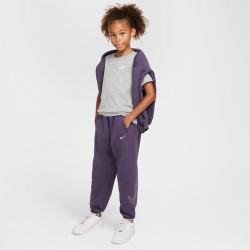 Girls' Nike Youth Fleece Pants - 573 - DARK RAISIN