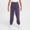 Girls' Nike Youth Fleece Pants - 573 - DARK RAISIN