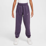 Girls' Nike Youth Fleece Pants - 573 - DARK RAISIN