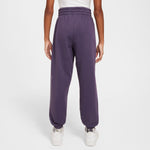 Girls' Nike Youth Fleece Pants - 573 - DARK RAISIN