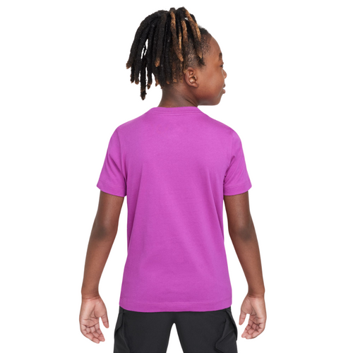 Girls' Nike Youth Foil Print T-Shirt - 518 - HOT FUCHSIA