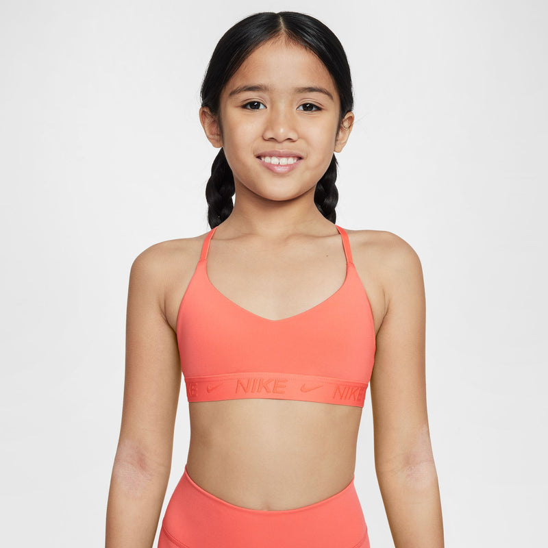 Girls' Nike Youth Indy Sports Bra - 814 EMBR