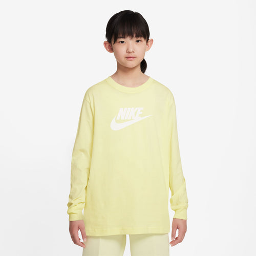 Girls' Nike Youth Longsleeve T-Shirt - 331 - LUMINOUS GREEN