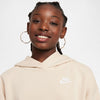 Girls'/Boys' Nike Youth NSW Club Fleece Hoodie - 126 SAND