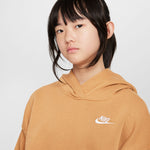 Girls'/Boys' Nike Youth NSW Club Fleece Hoodie - 224 FLAX