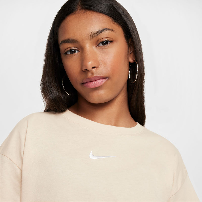 Girls' Nike Youth NSW Essential T-Shirt - 126 SAND