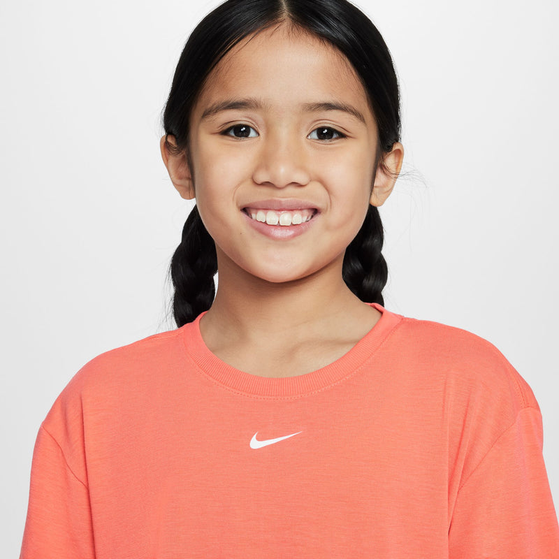 Girls' Nike Youth One Relaxed T-Shirt - 814 EMBR