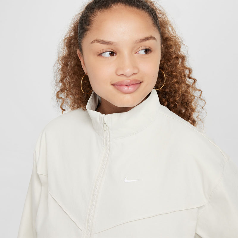 Girls' Nike Youth Oversized Jacket - 072 - BONE