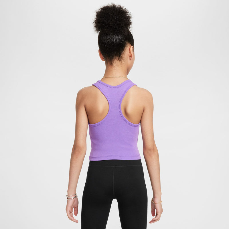 Girls' Nike Youth Ribbed Tank Top - 521 RASP