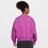 Girls' Nike Youth Sparkle Sweatshirt - 518 - HOT FUCHSIA