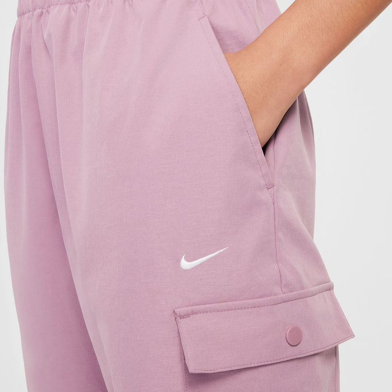 Girls' Nike Youth Sportswear Cargo Pants - 523 PLUM