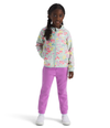 Girls' The North Face Kids Glacier Full-Zip Hoodie - 3XO - MUTED PINE FOLD FLORAL PRINT