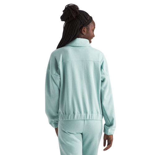 Girls' The North Face Youth Camp Fleece 1/4 Zip - 1OC - MUTED PINE