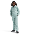 Girls' The North Face Youth Camp Fleece Wide Leg Pant - 1OC - MUTED PINE