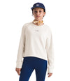 Girls' The North Face Youth Clover Terry Crew - QLI - WHITE DUNE