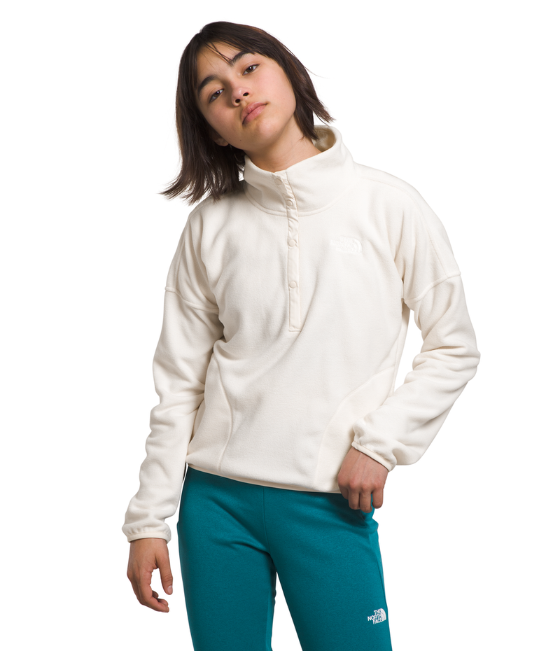 Girls' The North Face Youth Glacier Pullover - N3N WHT