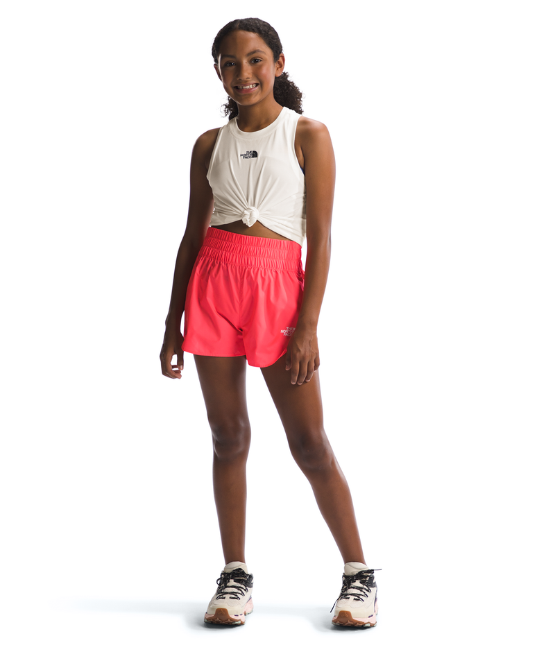 Girls' The North Face Youth Never Stop Tank Top - QLI - WHITE DUNE