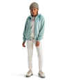 Girls' The North Face Youth Osito Full-Zip Hoodie - 1OC - MUTED PINE