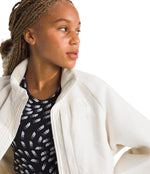 Girls' The North Face Youth Yumiori Full-Zip Jacket - QLI - WHITE DUNE