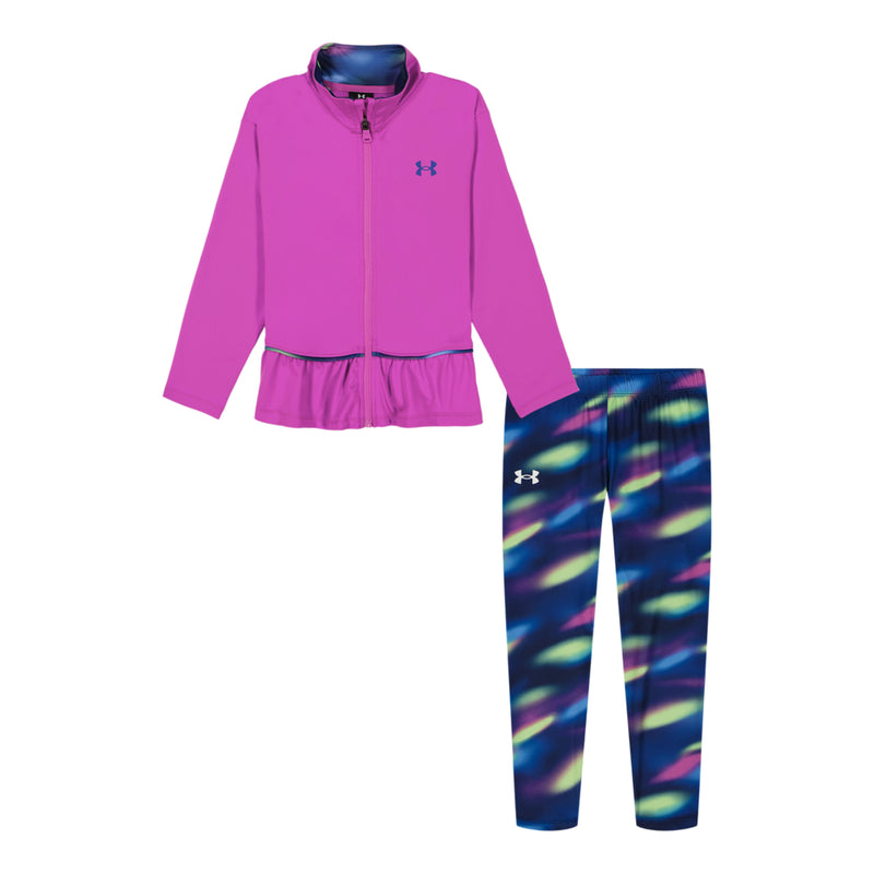 Girls' Under Armour Kids Full-Zip Set - 697 MAGN