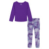 Girls' Under Armour Kids Purple Heart Longsleeve/Legging Set - 523 LAVI