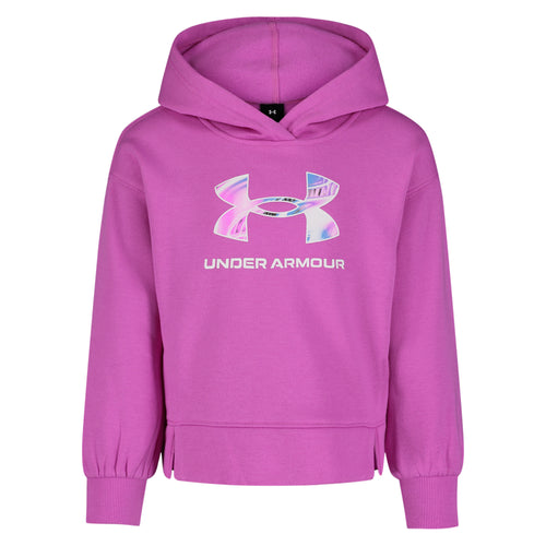 Girls' Under Armour Kids Rival Big Logo Hoodie - 697 MAGN