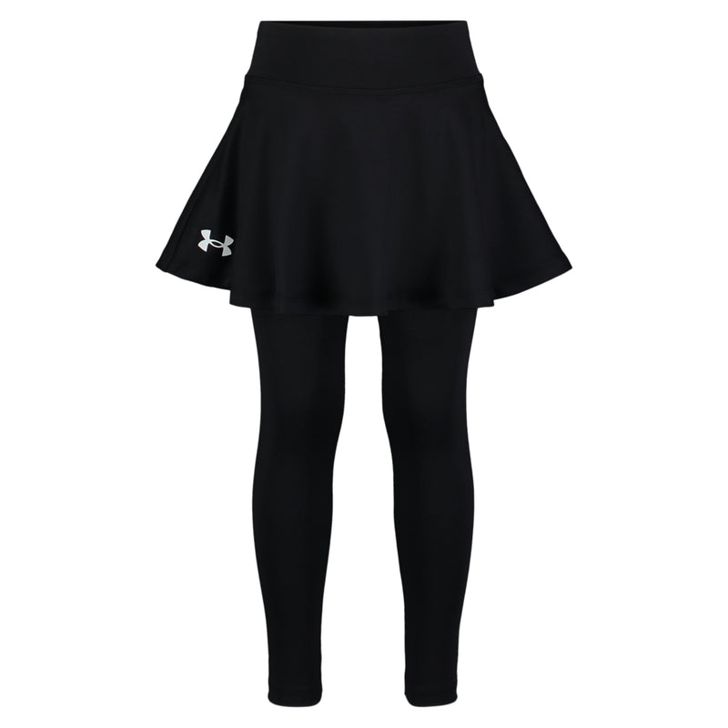 Girls' Under Armour Kids Skirted Legging - 001 - BLACK