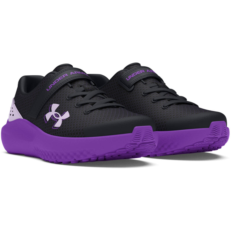 Girls' Under Armour Kids Surge 4 - 002 - BLACK