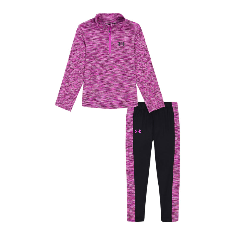 Girls' Under Armour Kids Twisted 1/4 Zip Set - 697 MAGN