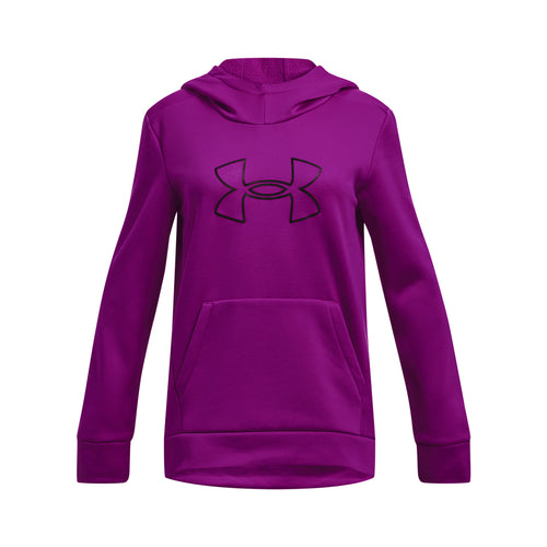 Girls' Under Armour Youth Armour Fleece Big Logo Hoodie - 573