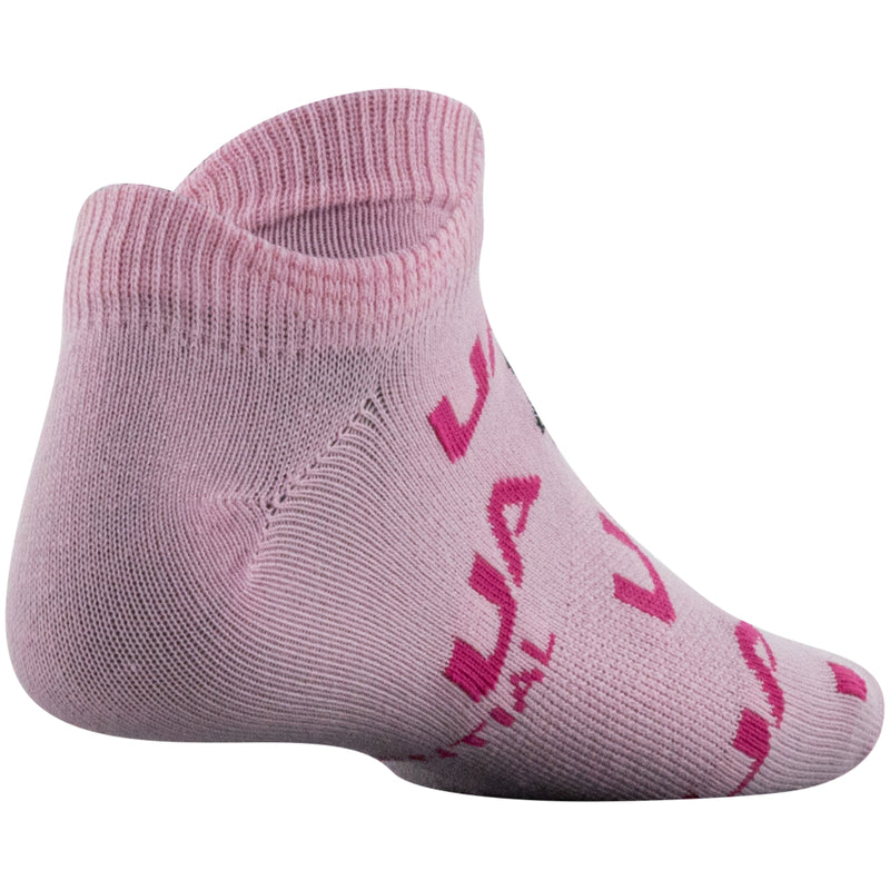 Girls' Under Armour Youth Essential No Show 6-Pack Socks - 006/106