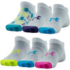 Girls' Under Armour Youth Essential No Show 6-Pack Socks - 609/659