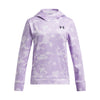 Girls' Under Armour Youth Fleece Printed Hoodie - 535 PURP