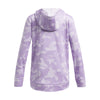 Girls' Under Armour Youth Fleece Printed Hoodie - 535 PURP