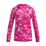 Girls' Under Armour Youth Fleece Printed Hoodie - 653 REBL