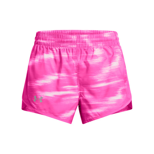 Girls' Under Armour Youth Fly By Printed Short - 654 REBE