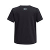 Girls' Under Armour Youth Foil Big Logo T-Shirt - 001 - BLACK